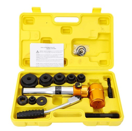 Hydraulisch Blechlocher Lochstanze Zylinder Hydraulikpumpe Set im Koffer TPA-8