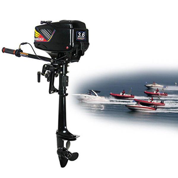 CNCEST 3.6HP 2 Takt Wasserkühlen CDI Zündsystem Außenborder Fischerboot Motor