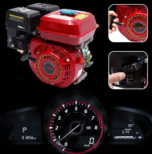 Benzinmotor 4-Takt Standmotor Industriemotor Kartmotor Antriebsmotor Viertakterssatzmotoren