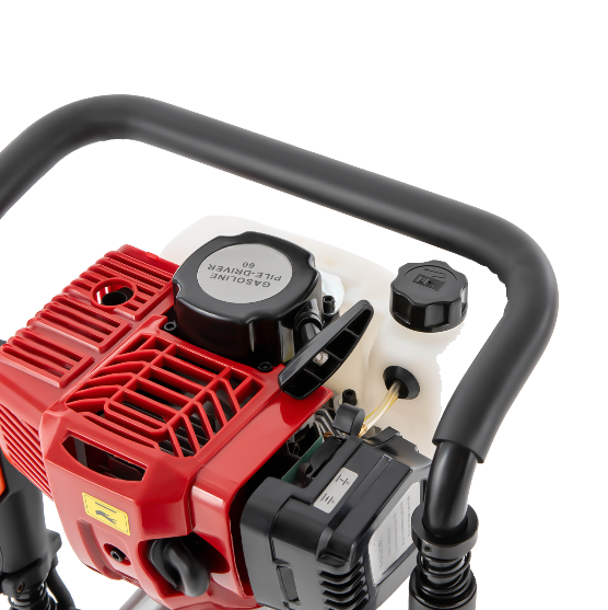 2-Takt Benzin Pfahlramme 2.3PS T Pfostenramme Zaunpfahlramme Handramme Zaun 52CC