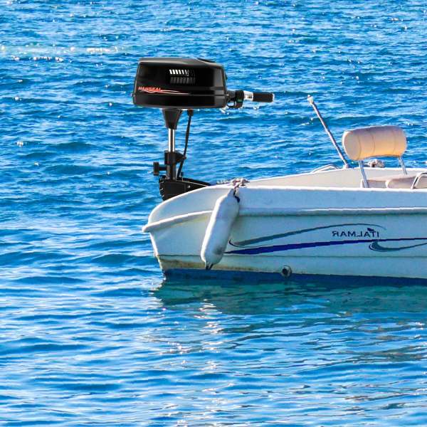 CNCEST 24V Bürstenloser Außenbordmotor Fischerboot Motor Pinnensteuerung Schalterknopf