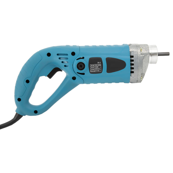 Betonrüttler 1300W Handed Rüttler Betonrüttler Rüttelflasche Flaschenrüttler 1,5m Schlauch