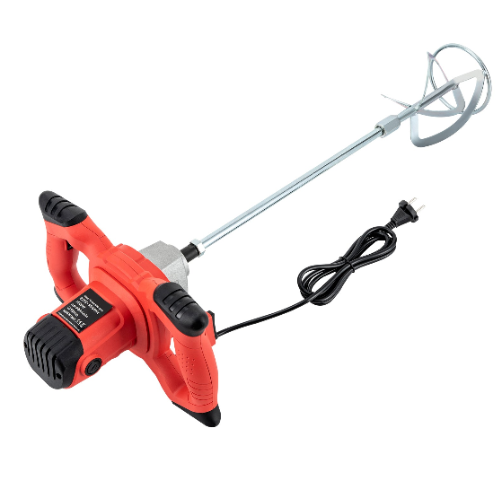 Elektrischer tragbarer Mörtelrührer, Rührwerk, Mörtelmischer, Handrührer mit 6 Geschwindigkeitsregelung