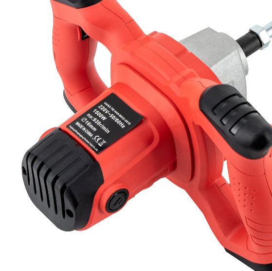 Elektrischer tragbarer Mörtelrührer, Rührwerk, Mörtelmischer, Handrührer mit 6 Geschwindigkeitsregelung