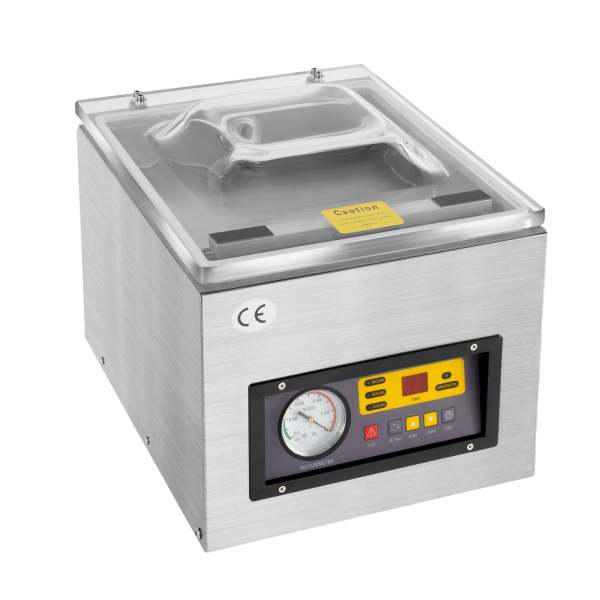 CNCEST Kammervakuumierer aus 2CFM Edelstahl -120W Vakuumverpackungsmaschine