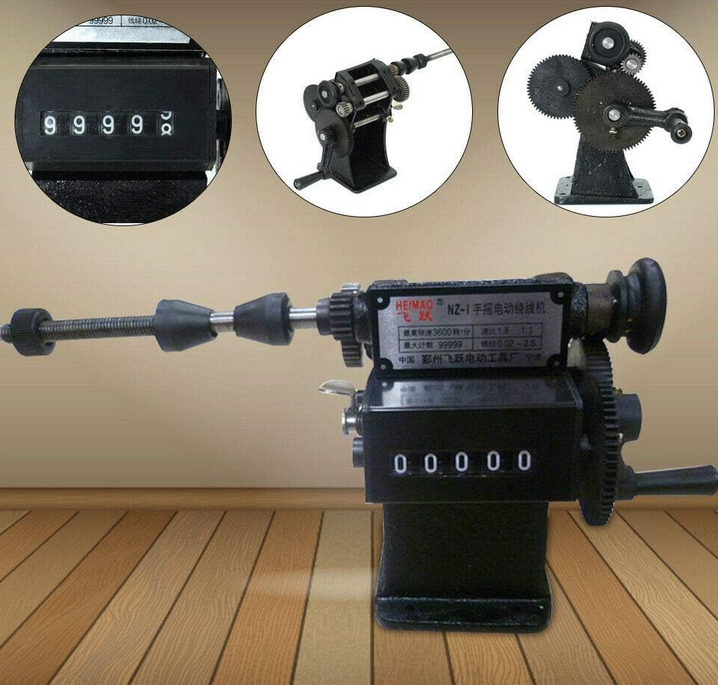 Manuelle Spule Wickler Zweizweck-Wickelmaschine Satz mit Zähler