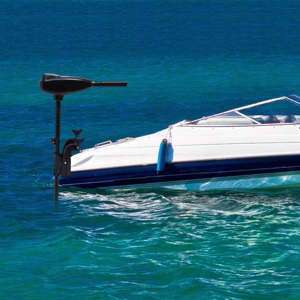 Elektro Bootsmotor 80LBS Schub - 12V Außenborder 800W Für Kleine Boote