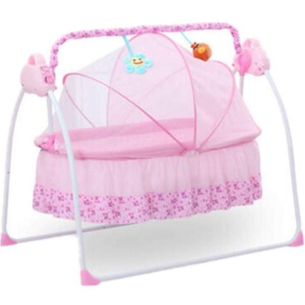 Elektrische Babybett Babyschaukel Kinderbett Baby Kleinkind Schlafbett Wiege 12 Musik Mit Fernbedienung