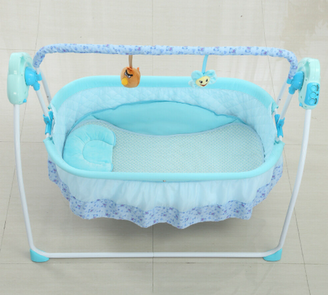 Elektrische Babywiege Babyschaukel Bluetooth USB Mit Liedern Und KläNgen +Timer
