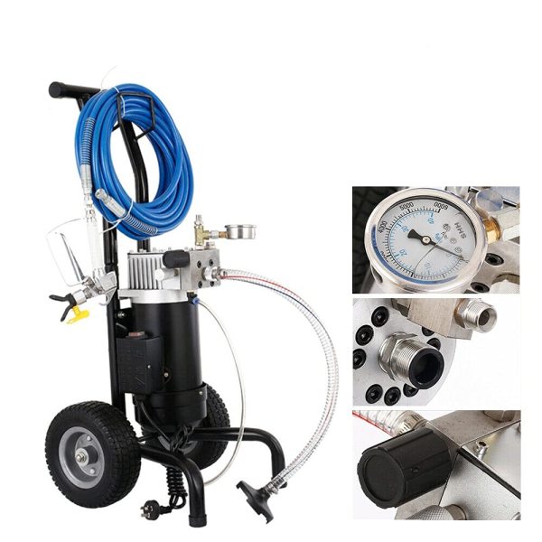 CNCEST Airless Farbsprühgerät 900W 1,9L/min Hochdruck Farbsprühsystem