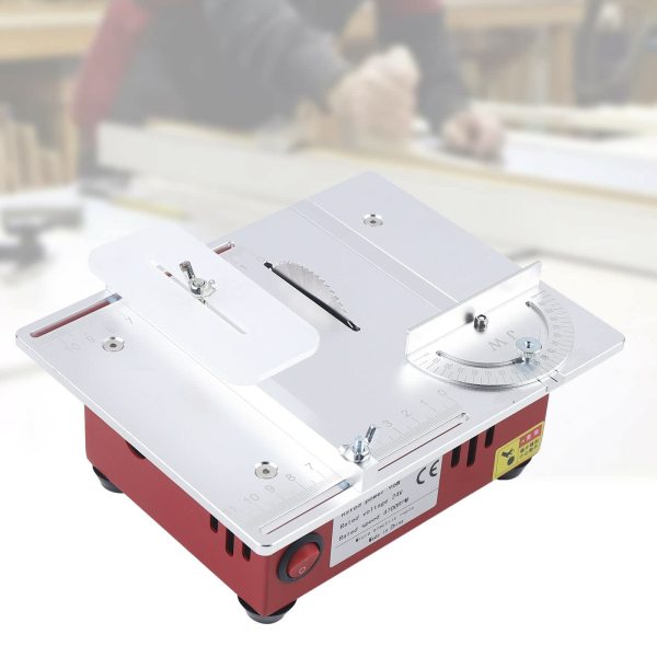 Mini Tischsäge 96W 9200-9500RPM elektrische Kreissäge mit Sägeblatt