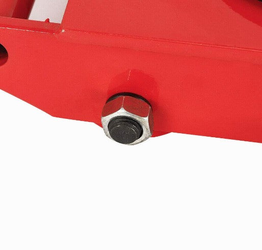 Machine Transport Skate, 6/8/12T Schlittschuhe Schwerlastrolle Transportfahrwerk Transportrollen Industrieroller (8T Rot (PU-Rad))