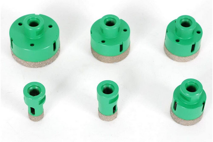 6 Diamant-Lochsägen-Set (20/25/42/50/55/68 mm) M14 Bohrer