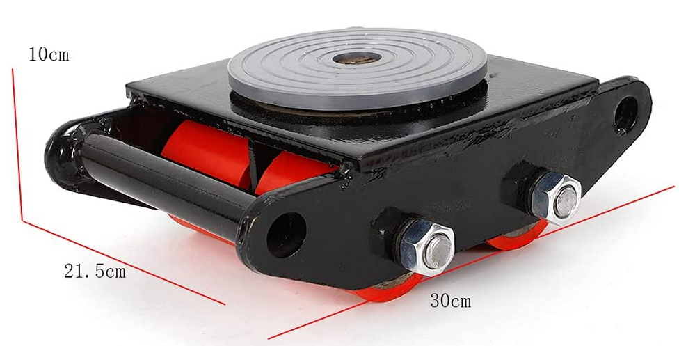 6T/ 13200lb Transportfahrwerk Möbelgleiter Schwerlastrolle Panzerrollen Maschinerie Industrieroller