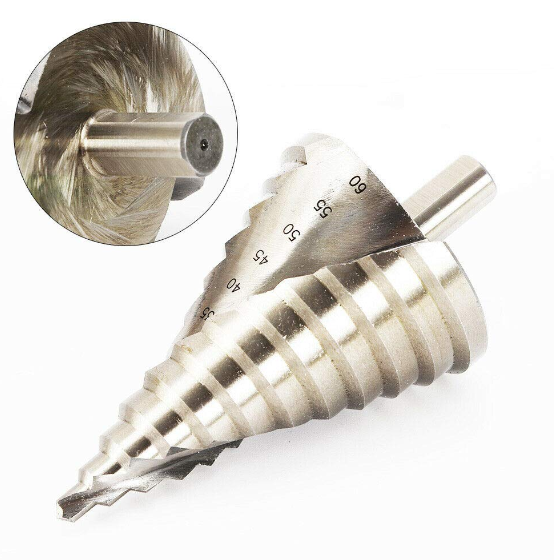 HSS Stufenbohrer Ø 6-60 mm Profi Konusbohrer Kegelbohrer Schälbohrer Metallbohrer