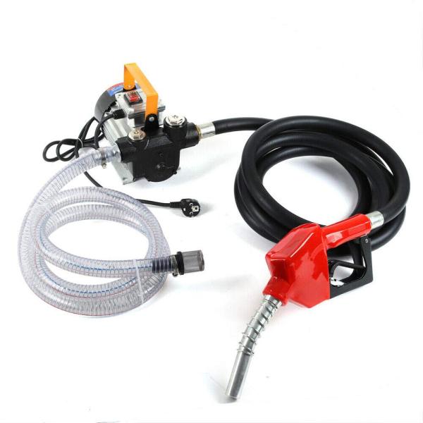 550W 60L/Min Dieselpumpe Heizölpumpe Selbstansaugend Ölpumpe Mit Automatik Zapfpistolle