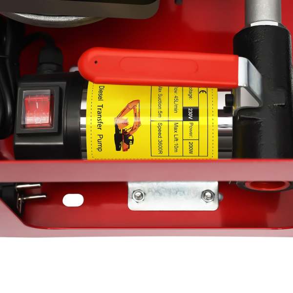 230V 200W 45L/min Dieselpumpe Heizölpumpe Selbstansaugend Zapfpistole + Zählwerk