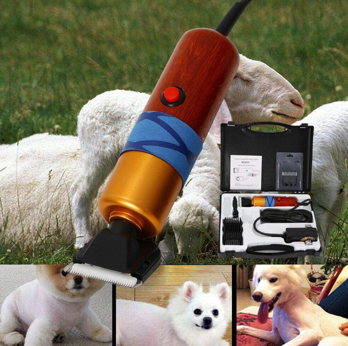 Elektrisch Tierhaarschneider Schaf Schermaschine Felltrimmer Hunde Katze Rasierer Haustier Trimmer Satz 200W