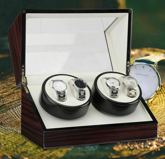 4+0 Uhren Automatik Uhrenbeweger Uhrenbox Watch Winder Uhrenkasten Collector Box