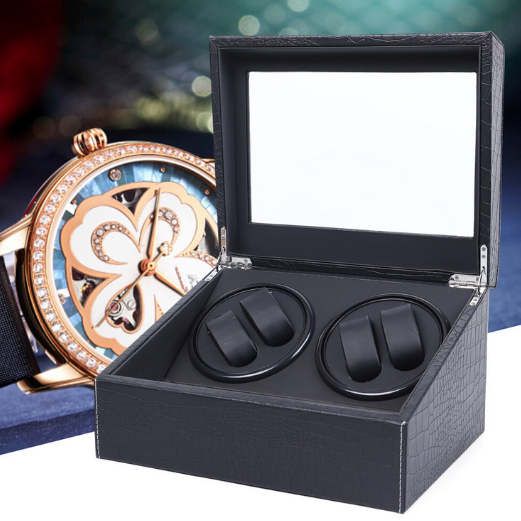 Uhrenbeweger 4+6 Uhren Automatische Uhrenbeweger mit flüsterleise Motor Watch Winder