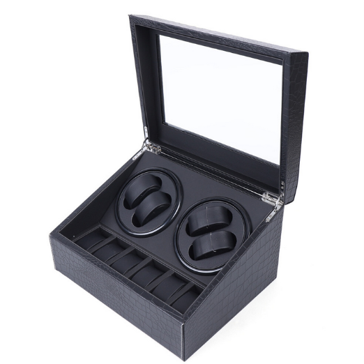 Uhrenbeweger 4+6 Uhren Automatische Uhrenbeweger mit flüsterleise Motor Watch Winder