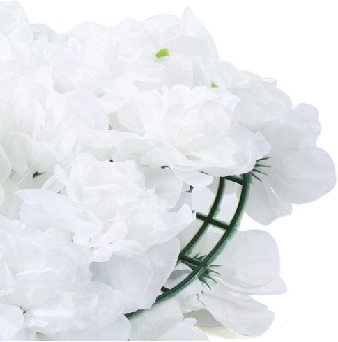 40 * 60cm 9 Stücke Weiß Blumenwand Rosenwand Künstliche Seide Blume Garten DIY Hochzeit Nachbildung