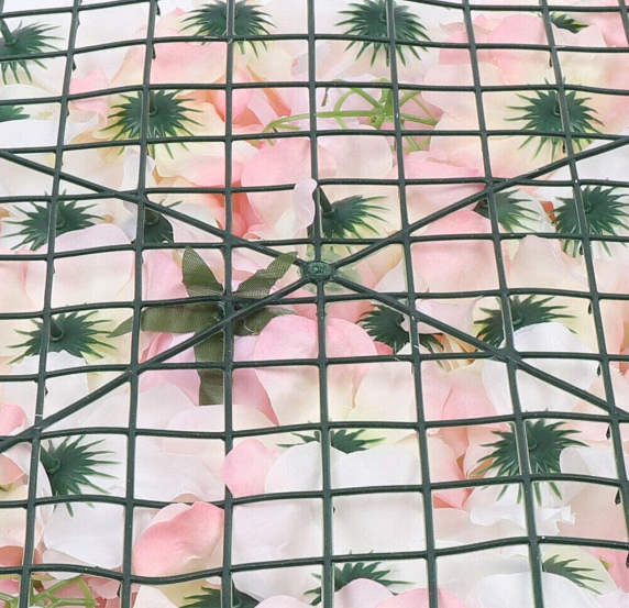 10 Stück Künstliche rosafarbene Hortensieblumenwand Wand Seidenblume für Garten Hochzeit