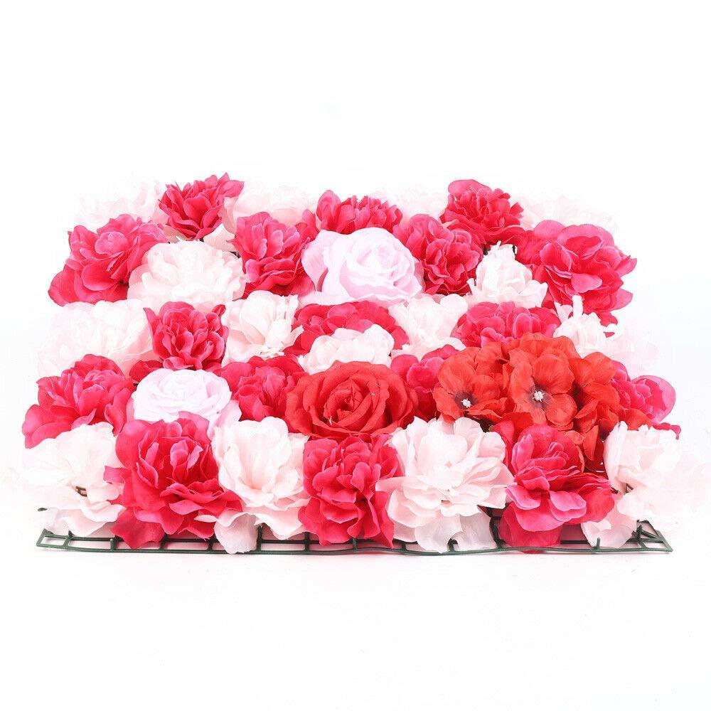CNCEST 6 Stck Schne Knstliche Blumen Sule Rose Wandplatte Hochzeit