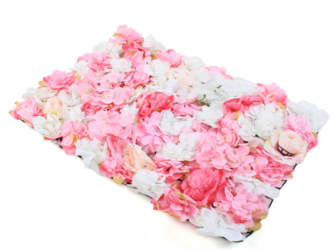 40 x 60 cm Künstliche Blumenwand Rosenwand Hochzeit Kunstblumen