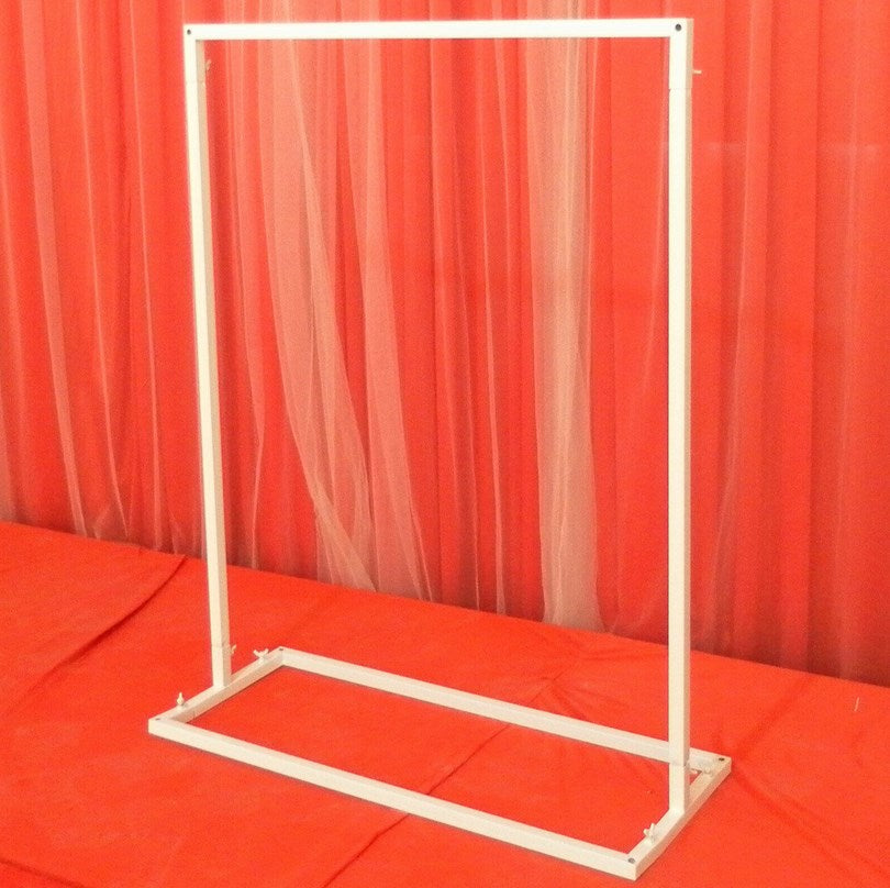 100x75cm Metall Hochzeits Willkommensschild Bogenständer Werbung Regal Rack Billboard