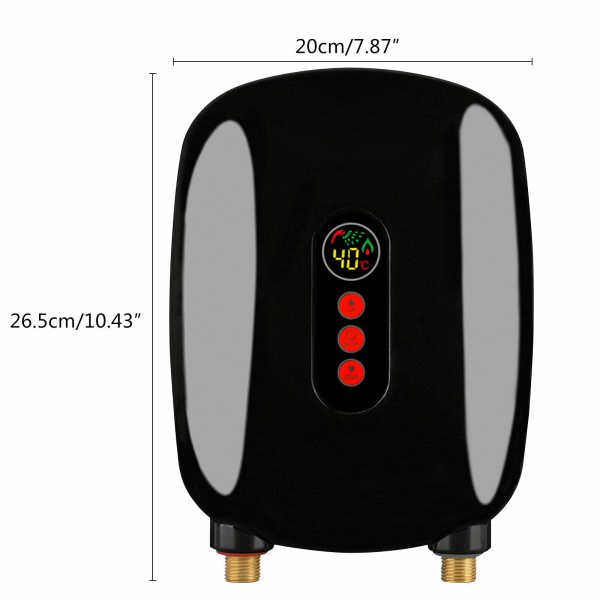 CNCEST 6,5kW 220V Elektronischer Mini Durchlauferhitzer Warmwasserbereiter