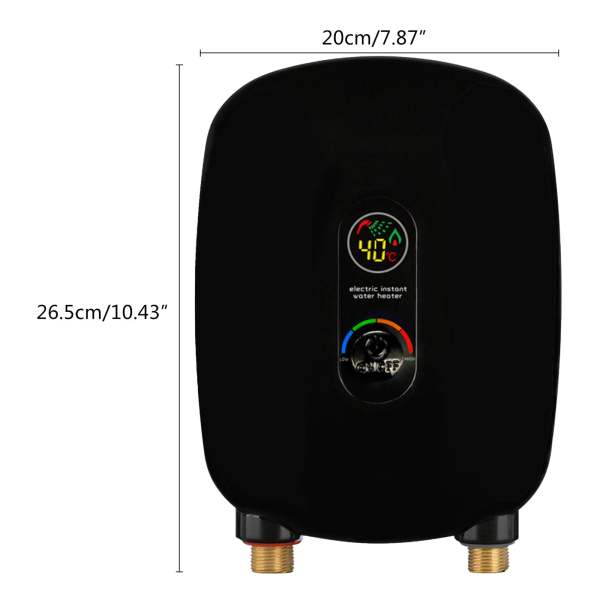 6500W Mini Durchlauferhitzer Elektronische mit LCD Anzeige