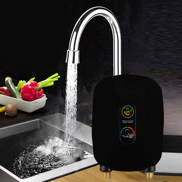 6500W Mini Durchlauferhitzer Elektronische mit LCD Anzeige Instant Temperatur