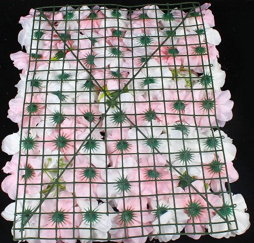 6PCS Künstliche Blumenwand Fake Blumen Kunstblumen Rosenwand Gefälschte Blumenwand Rosen Deko Blumen