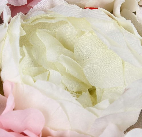 6PCS Künstliche Blumenwand Fake Blumen Kunstblumen Rosenwand Gefälschte Blumenwand Rosen Deko Blumen