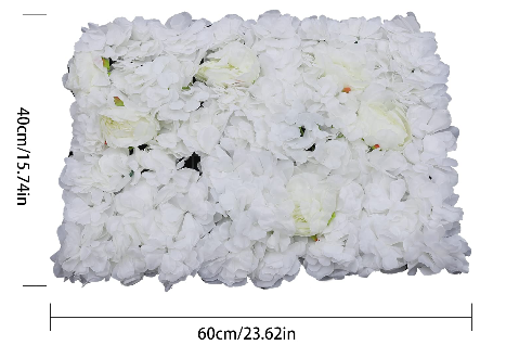 6Pcs 40*60cm Künstliche Blumen Säule Wand Kunstblumen Panel