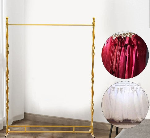 CNCEST Hochzeitsständer Kleiderständer Vintage Metall Kleiderstange aus Metall Garderobenständer