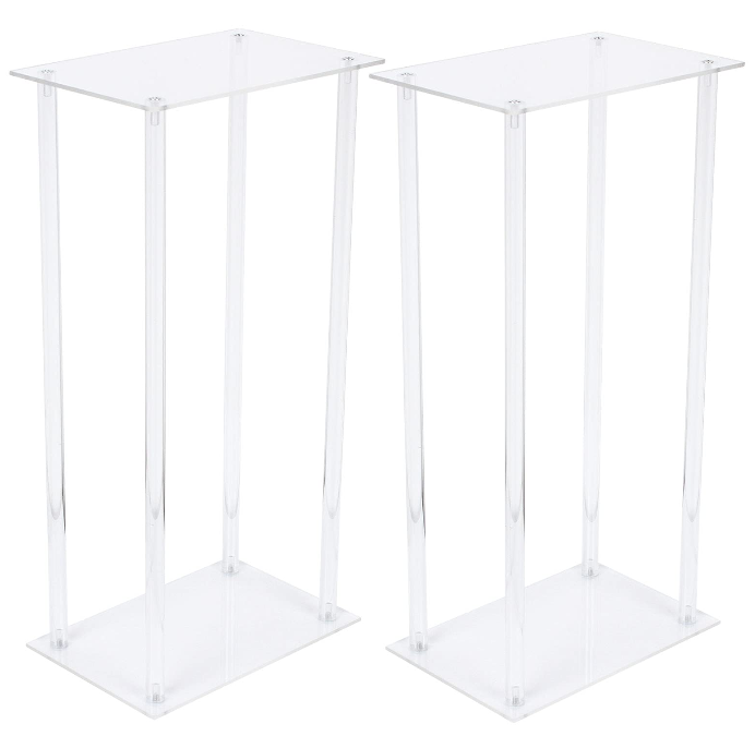 10 Stück Hochzeit Mittelstücke Abnehmbar Acrylvasen