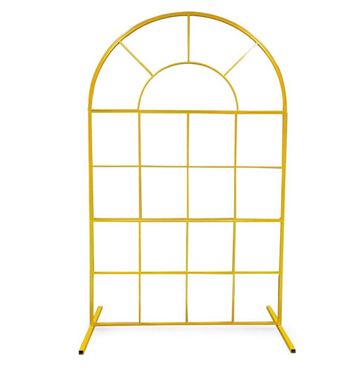 2M Hochzeitsbogen Gold Ballonbogen Traubogen Ballon Hochzeit Stander Tür Hochzeitszeremonie Blumenstand Metall Requisiten Bogen