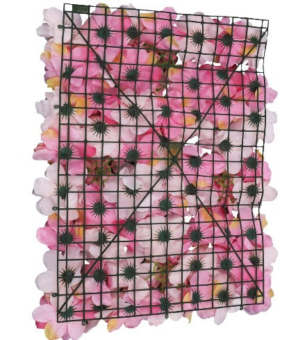 Künstliche Blumen Säule Wand, 6X Künstliche Blumenwand Rosenwand DIY Schöne Hintergrunddekoration Kunstblumen Panel