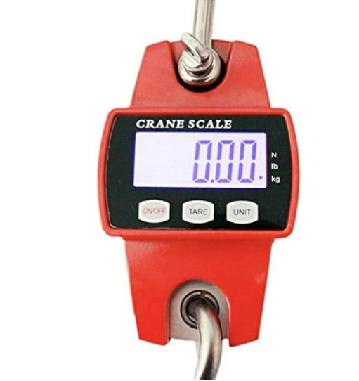 300KG Profi Digital Hängewaage,Tragbare Digitale LCD-Waage-Waage mit Haken für