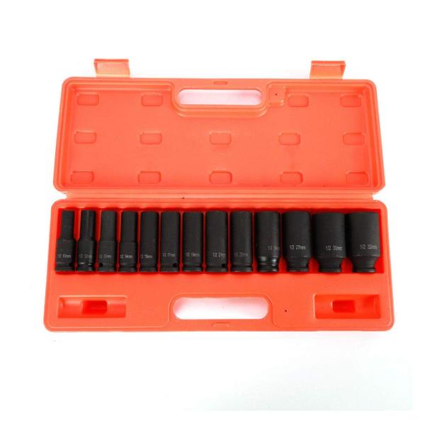 13-tlg (10-32mm) Schlagschraubernüsse KraftNüsse Kraft-Schlagschrauber-Nüsse