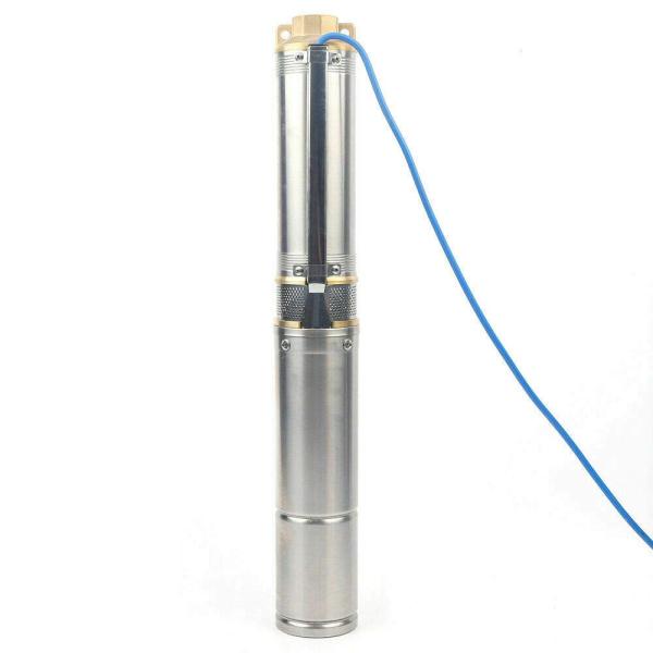 4000 l/h 220V 750W Kupferrohr 4 Zoll Edestahl Brunnenpumpe