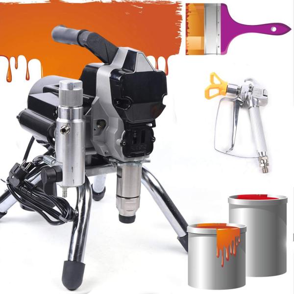 220V Airless Farbsprühgerät Lackiergerät 50Hz Airless-Spritzlackiermaschine Wandlackierpistole(2.5L / min)