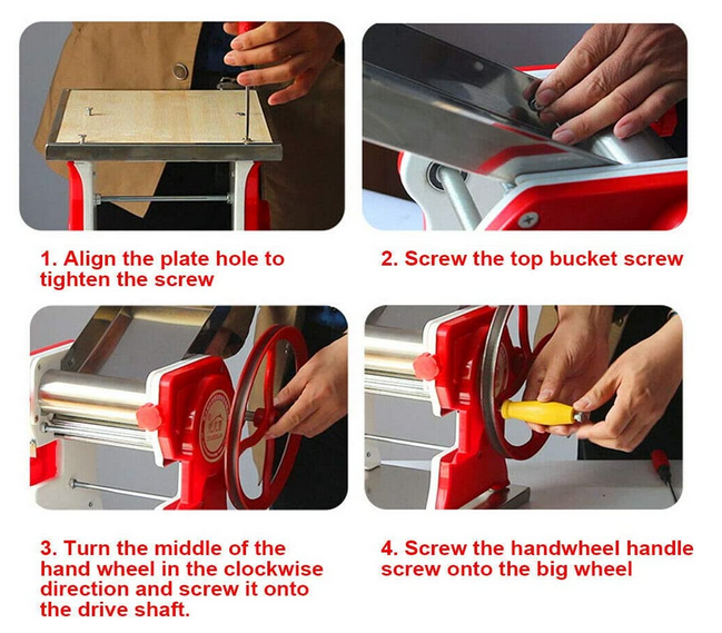 Edelstahl Pastamaschine Nudelmaschine Pastamaker Pasta Machine Noodle 0.5-5mm