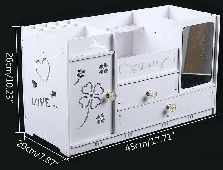 Desktop Makeup Organizer Schubladen,Kosmetik Aufbewahrungsbox Display Makeup Fall Abteilung Büro Schreibtisch Organizer Aufbewahrungsbox Makeup Organizer für Schlafzimmer Badezimmer