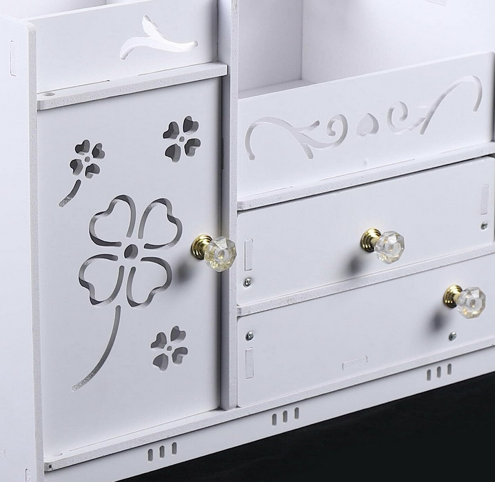 Desktop Makeup Organizer Schubladen,Kosmetik Aufbewahrungsbox Display Makeup Fall Abteilung Büro Schreibtisch Organizer Aufbewahrungsbox Makeup Organizer für Schlafzimmer Badezimmer