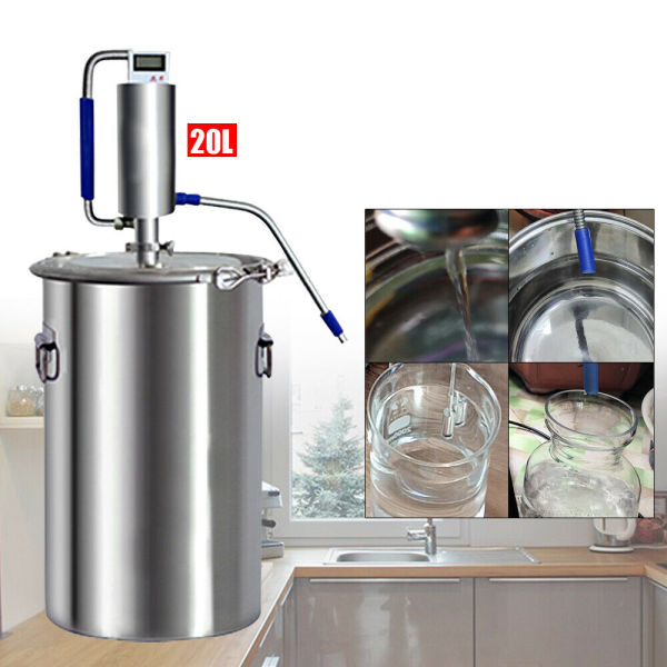 20L Wein Destillierter Alkohol Destillieranlage Destilliergerät Schnapsbrennen
