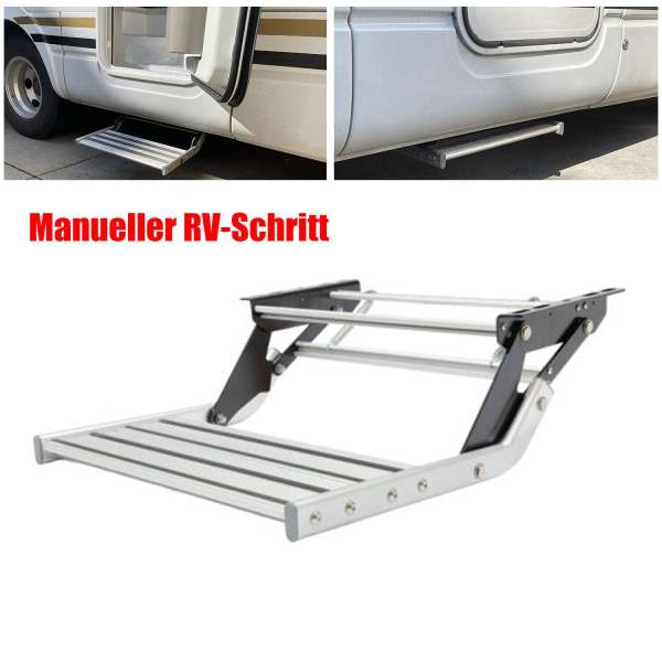 RV Step Entry Einzelschritt Wohnwagenleiter Für Wohnmobile, Reiseanhänger, LKW