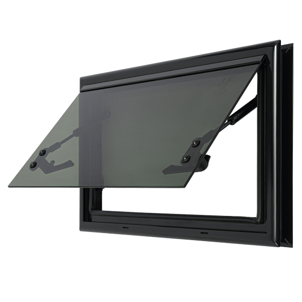 500x300mm CNCEST RV-Fenster rechtwinkliges Schiebefenster, RV-Wohnmobilfenster für Wohnmobile